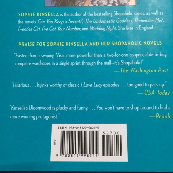 NWT,Hardcover, Shopaholic to the Rescue,by Sophie Kinsella, SHOPAHOLIC SERIES - Picture 3 of 8